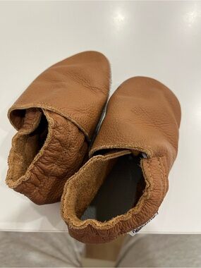 Leather slippers crib shoes indoor shoes